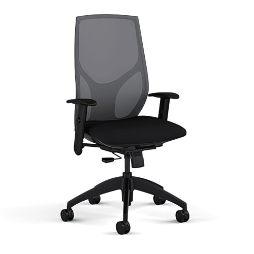 Chair @NCE model @146 by 9to5 Seating in black