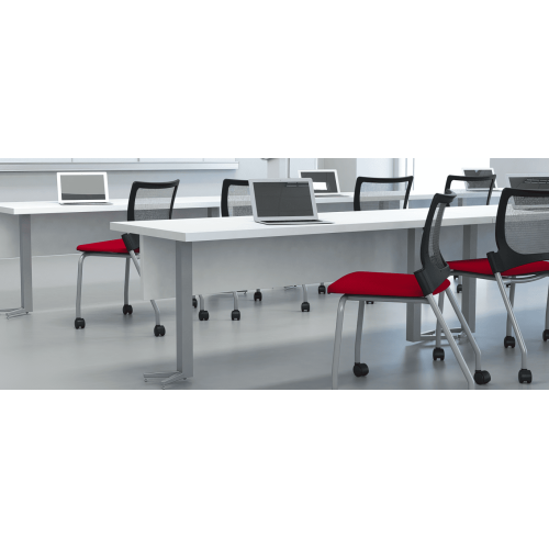 Bella Chair Model 1310 by 9to5 Seating in Orange-2