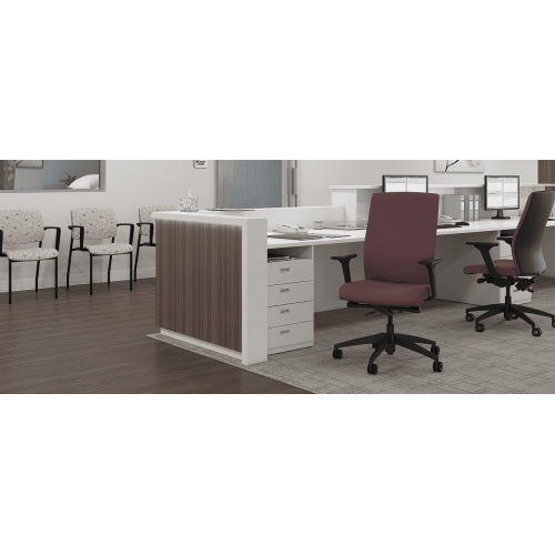 9to5 Seating Core Chair Model 2260 in Black and Yellow-3