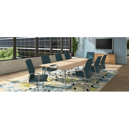 Mila chair model 3760 UB by 9to5 Seating in white-3