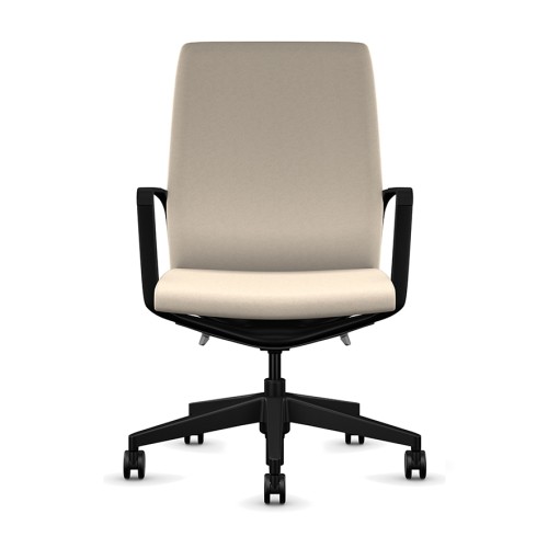 Mila chair model 3760 UB by 9to5 Seating in white