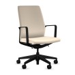 Mila chair model 3760 UB by 9to5 Seating in white-1