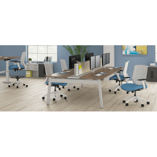 Neo Lite Chair Model 3150 by 9to5 Seating in Red-2