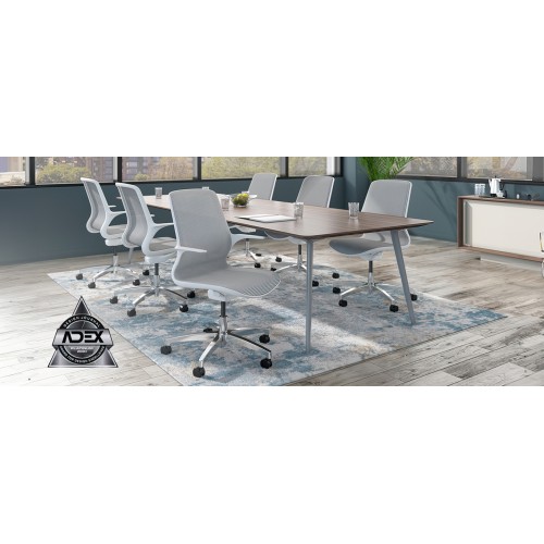 Omnia Chair Model 2860 by 9to5 Seating in Black-4