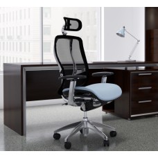 Vesta_3085 - office chair, on castors, graphite color