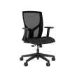9to5Seating @205 - Office Chair, Color Black, Sleek Silhouette, Comfort Without Compromising Design, Steel Base On Castors | Office & Home-1