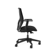 9to5Seating @205 - Office Chair, Color Black, Sleek Silhouette, Comfort Without Compromising Design, Steel Base On Castors | Office & Home-2
