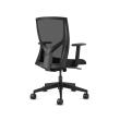 9to5Seating @205 - Office Chair, Color Black, Sleek Silhouette, Comfort Without Compromising Design, Steel Base On Castors | Office & Home-3