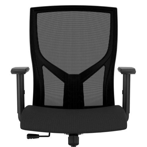 9to5Seating @205 - Office Chair, Color Black, Sleek Silhouette, Comfort Without Compromising Design, Steel Base On Castors | Office & Home-4