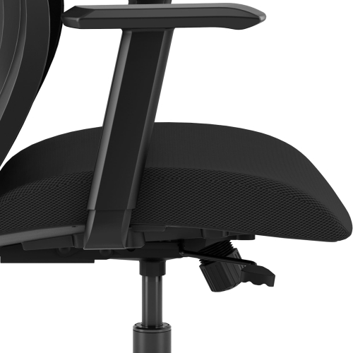 9to5Seating @205 - Office Chair, Color Black, Sleek Silhouette, Comfort Without Compromising Design, Steel Base On Castors | Office & Home-5