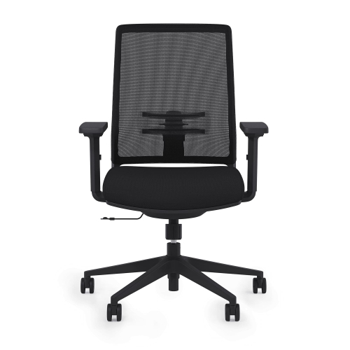9to5Seating @206 - Office Chair, Color Black, Contemporary Design, Comfort And Elegance, Steel Base On Castors | Desk Work