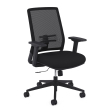 9to5Seating @206 - Office Chair, Color Black, Contemporary Design, Comfort And Elegance, Steel Base On Castors | Desk Work-1