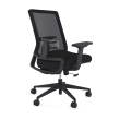 9to5Seating @206 - Office Chair, Color Black, Contemporary Design, Comfort And Elegance, Steel Base On Castors | Desk Work-3