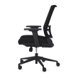9to5Seating @206 - Office Chair, Color Black, Contemporary Design, Comfort And Elegance, Steel Base On Castors | Desk Work-4