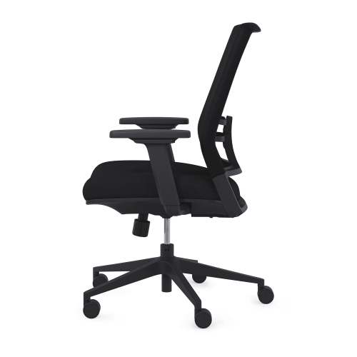 9to5Seating @206 - Office Chair, Color Black, Contemporary Design, Comfort And Elegance, Steel Base On Castors | Desk Work-4