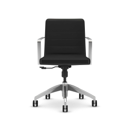 9to5Seating @245 - Office Chair, Color Black, Stylish Dimension And Fashion Forward Element, Steel Base On Castors | Offices