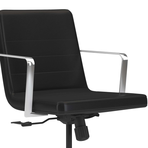 9to5Seating @245 - Office Chair, Color Black, Stylish Dimension And Fashion Forward Element, Steel Base On Castors | Offices-5