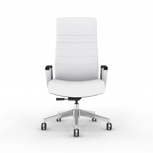 9to5Seating @306 - Office Chair, Color White, Effortless Rotation And The Adjustable Height, Steel Base On Castors | Multi-purpose Offices