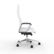 9to5Seating @306 - Office Chair, Color White, Effortless Rotation And The Adjustable Height, Steel Base On Castors | Multi-purpose Offices-2