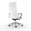 9to5Seating @306 - Office Chair, Color White, Effortless Rotation And The Adjustable Height, Steel Base On Castors | Multi-purpose Offices-3