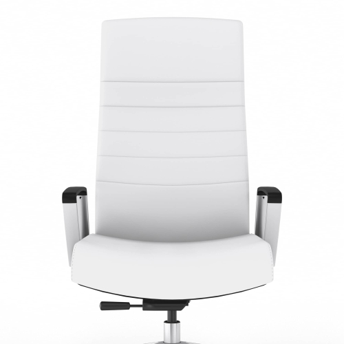 9to5Seating @306 - Office Chair, Color White, Effortless Rotation And The Adjustable Height, Steel Base On Castors | Multi-purpose Offices-4