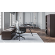 Meeting table for ARQUS company executives from Narbutas in black with dimensions 240x120x76 cm-2