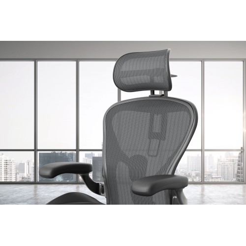 Aeron Remastered - Office chair, size С, graphite+Headrest-5