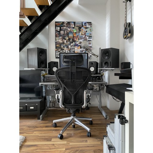 Aeron Remastered - Office chair, size B, graphite+Headrest-8