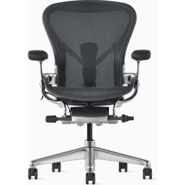 Aeron Remastered - Office chair size B, chrome