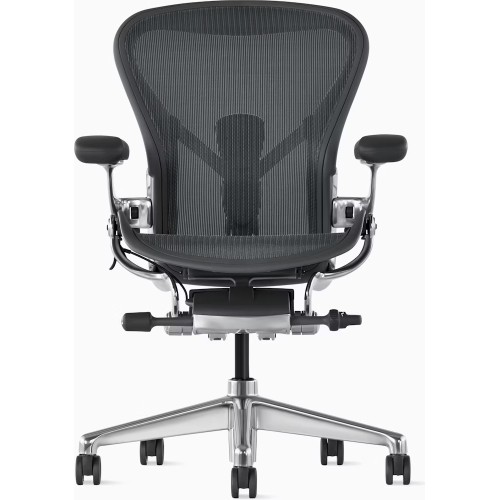 Aeron Remastered - Office chair size С, chrome