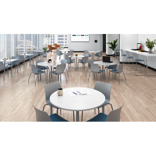 SitOnIt Baja Wire Rod Multi-Purpose Chair in Yellow with Upholstered Back and Seat-5