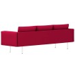 Bolster - 3 seater living room sofa, fabric - pink, S14A46-1