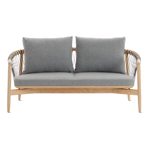 Crosshatch - Living Room Sofa, Fabric - Gray, CY03-3