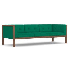 Cube - living room sofa 2 meters and 3 cm long, fabric - green, ZMD38