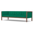 Cube - living room sofa 2 meters and 3 cm long, fabric - green, ZMD38-4