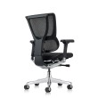 Office chair on castors, Ergohuman GEN2 high all mesh, black color-1