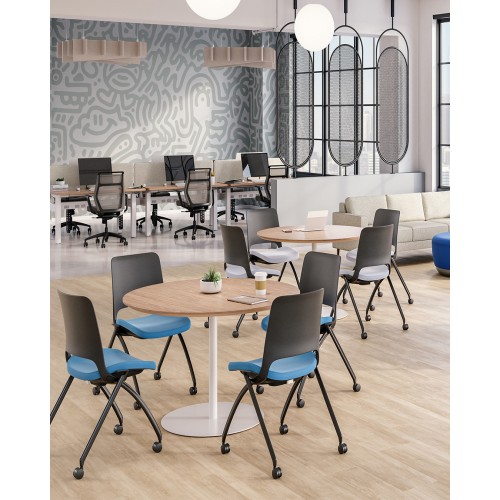 Flyte Multipurpose Stackable Chair by SitOnIt in White-7