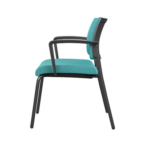 Focus Side Multipurpose Chair on 4 Legs by SitOnIt Turquoise-3