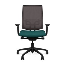 Office chair on castors - Focus 2.0 from SitOnIt, green color