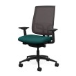 Office chair on castors - Focus 2.0 from SitOnIt, green color-4