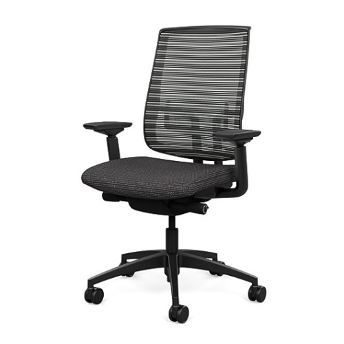 Office chair on castors - Focus 2.0 from SitOnIt, black color-4
