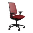 Office chair on castors - Focus 2.0 from SitOnIt, red color-3