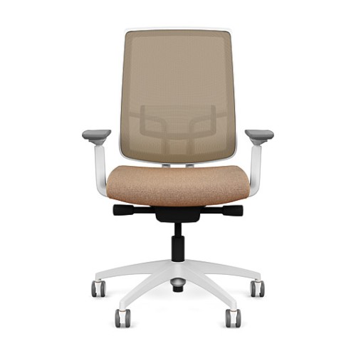 Office chair on castors - Focus 2.0 from SitOnIt, brown color