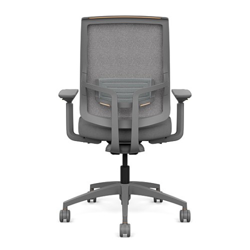 Office chair on castors - Focus 2.0 from SitOnIt, silver color-2