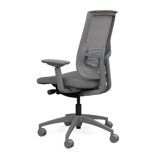 Office chair on castors - Focus 2.0 from SitOnIt, silver color-1