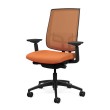 Office chair on castors - Focus 2.0 from SitOnIt, orange color-4