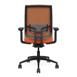 Office chair on castors - Focus 2.0 from SitOnIt, orange color-2