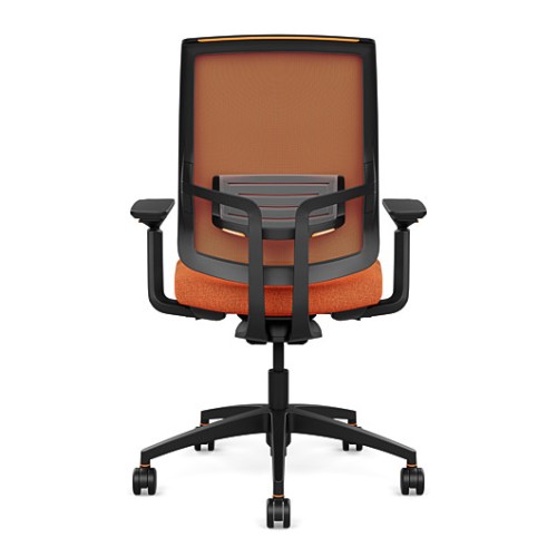 Office chair on castors - Focus 2.0 from SitOnIt, orange color-2