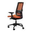 Office chair on castors - Focus 2.0 from SitOnIt, orange color-1