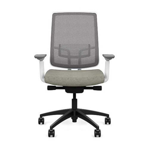 Office chair on castors - Focus 2.0 from SitOnIt, white color